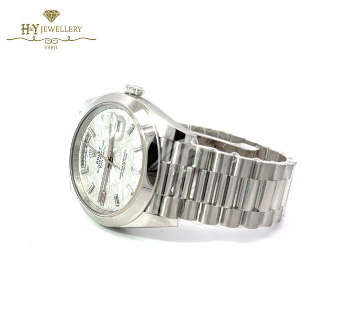 Rolex Day-Date Meteorite Dial Platinum {DISCONTINUED} - ref 228206-12072