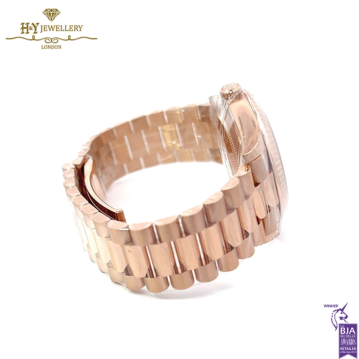 Rolex Day-Date Everose Gold Olive Green Dial - ref 228235-15828