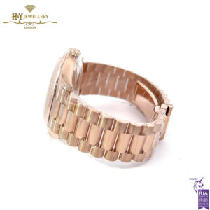 Rolex Day-Date Everose Gold Olive Green Dial - ref 228235-15832