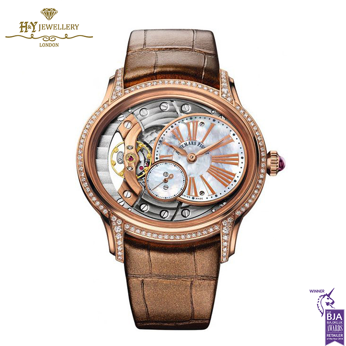 Audemars Piguet Millenary Hand-Wound Rose Gold {DISCONTINUED} - ref 77247OR.ZZ.A812CR.01-0