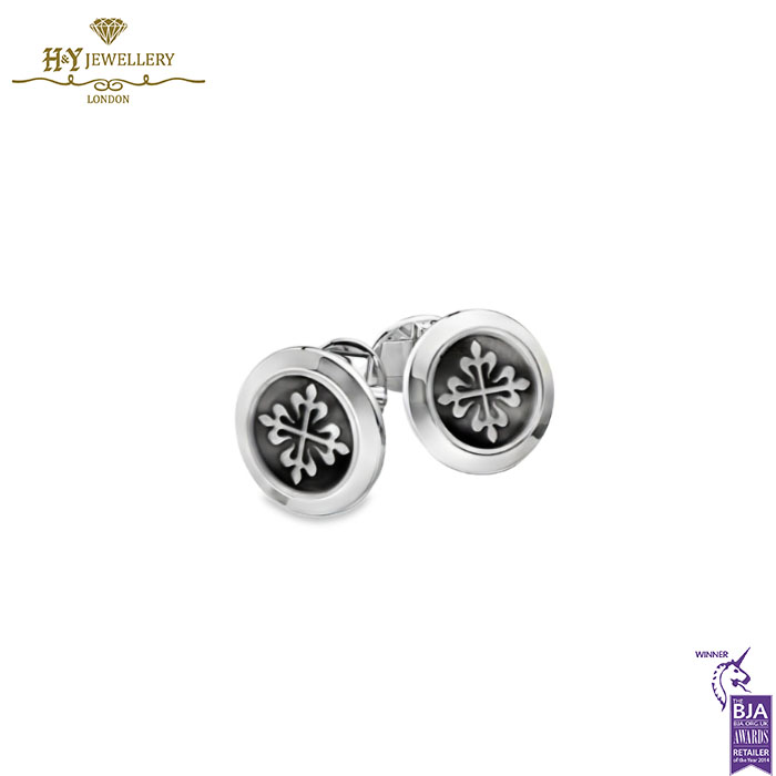 Patek Philippe Calatrava Cross Cuff Links White Gold - ref 205.9107G-001-0