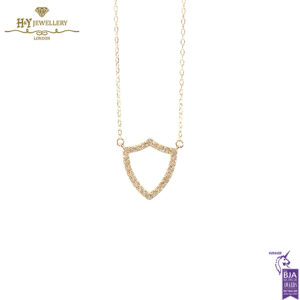 Armour Diamond Necklace Yellow Gold - 0.23ct-0