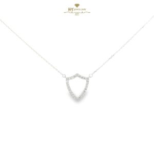 Armour Diamond Necklace White Gold - 0.23ct-11391