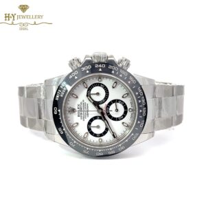 Rolex Daytona White Dial Steel & Ceramic - ref 116500LN-12096