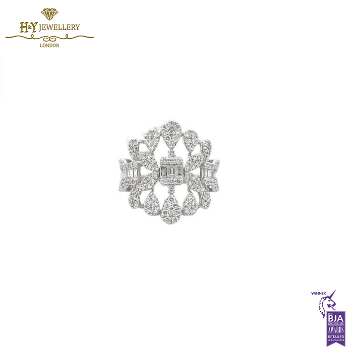 White Gold Mix Cut Diamond Set - 15.34ct-15609