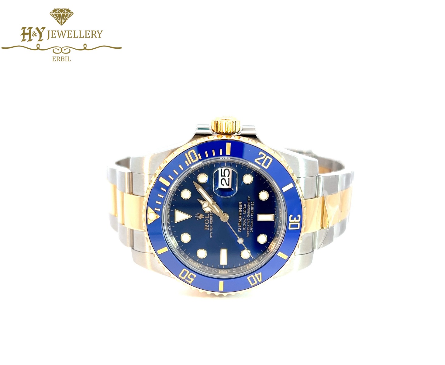 Rolex Submariner Date Yellow Gold & Steel - ref 116613LB-12220