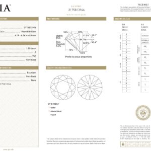 White Gold Round Brilliant Cut Diamond Stud Earrings - 2.00ct-12770