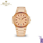 Patek Philippe Ladies Automatic Spessartite Baguettes Rose Gold - ref 7118/1300R-001-0