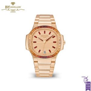Patek Philippe Ladies Automatic Spessartite Baguettes Rose Gold - ref 7118/1300R-001-0