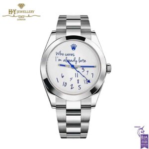 Rolex Oyster PerpetuaL By Mad Paris Stainless Steel - ref 126000-0