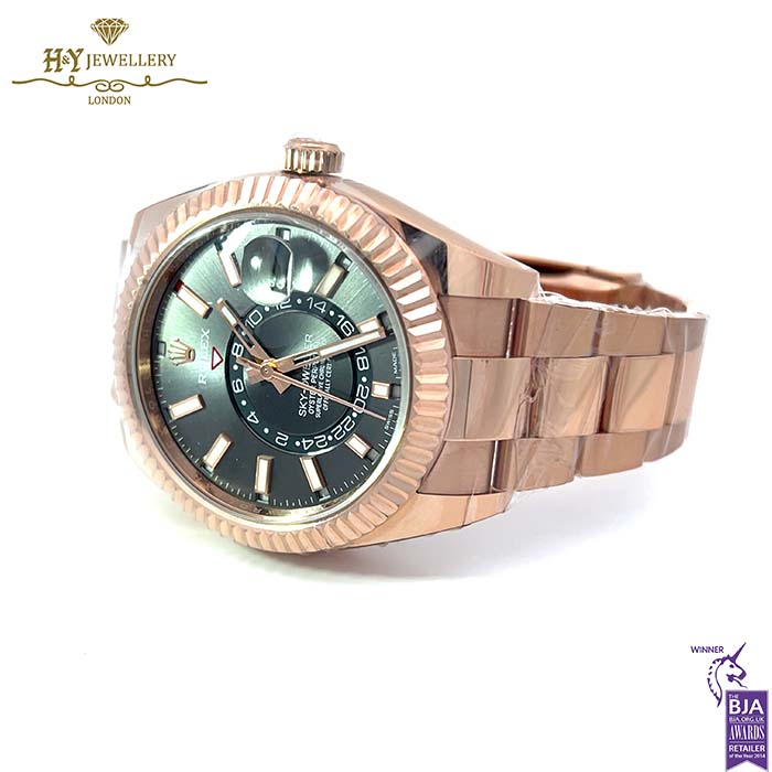 Rolex Sky-Dweller Rhodium Dial Everose Gold - ref 326935-15129