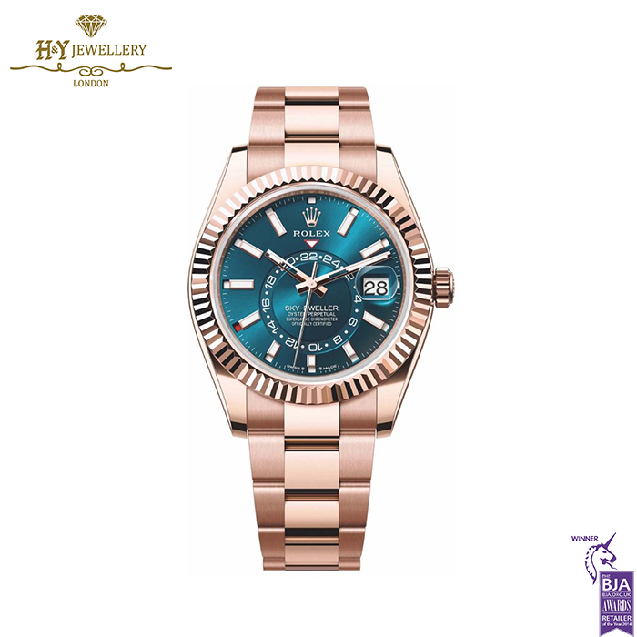 Rolex Sky-Dweller Blue Dial Rose Gold - ref 336935-0