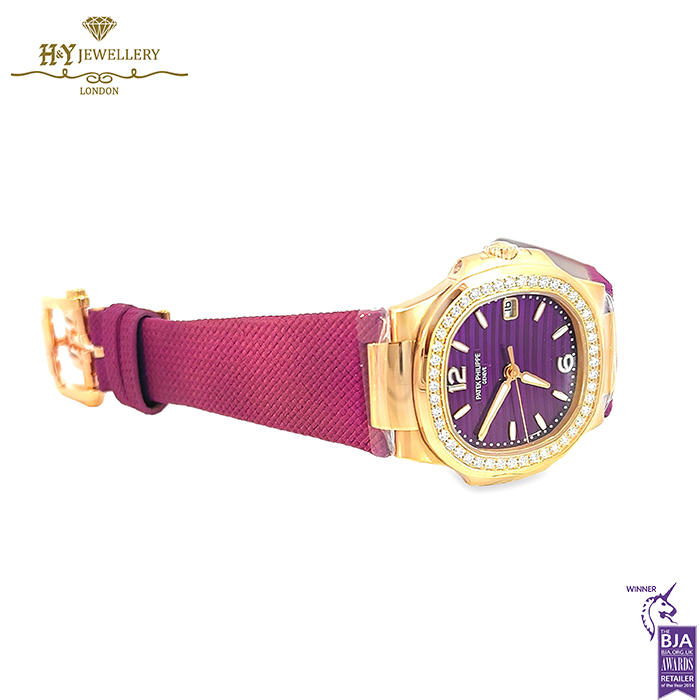 Patek Philippe Nautilus Ladies Rose Gold & Diamond- ref 7010R-013-16149