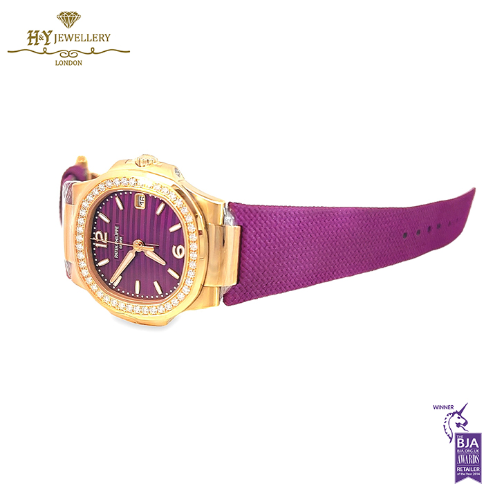 Patek Philippe Nautilus Ladies Rose Gold & Diamond- ref 7010R-013-16147