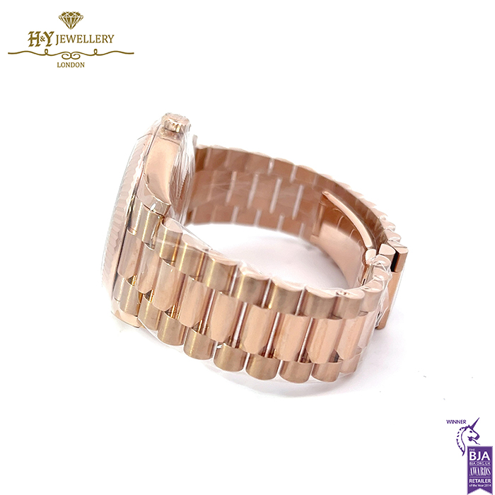 Rolex Day-Date Everose Gold Olive Green Dial - ref 228235-15860