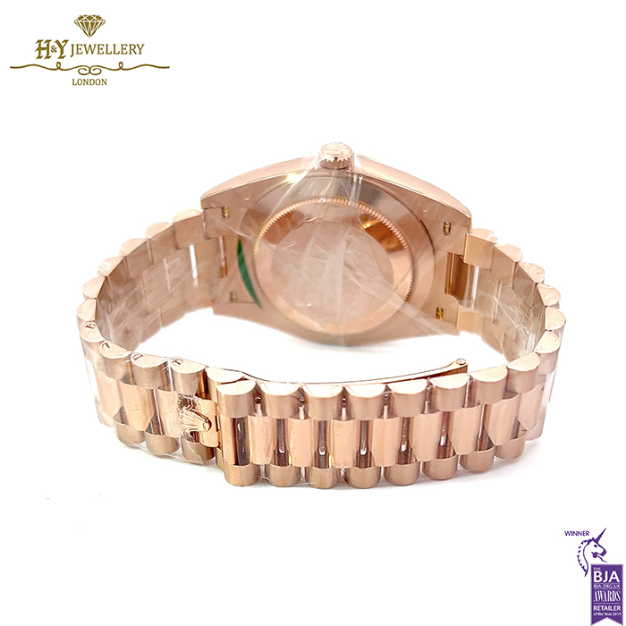 Rolex Day-Date Everose Gold Olive Green Dial - ref 228235-15861