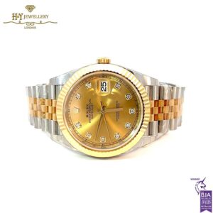 Rolex Datejust Yellow Gold & Steel Diamond Dial - ref 126333-15135