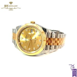 Rolex Datejust Yellow Gold & Steel Diamond Dial - ref 126333-15136