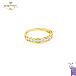 Yellow Gold Round Eternity Ring - 0.50ct-14658