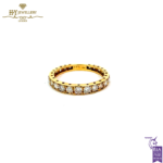 Yellow Gold Round Eternity Ring - 1.00ct-0