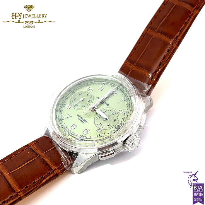 Breitling Premier B09 Chronograph Pistachio Green Stainless Steel - ref AB0930D31L1P1-15597