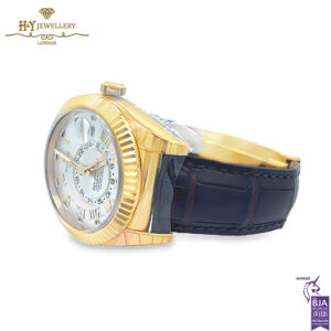 Rolex Sky Dweller Sliver Dial Yellow Gold - Ref 326168-15115