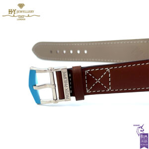 Patek Philippe Complications Calatrava Pilot Time White Gold {DISCONTINUED} - ref 5524G-001-15240