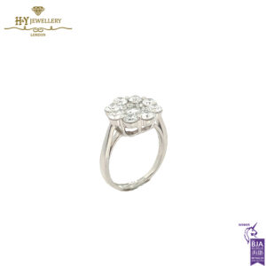 Platinum Round Brilliant Diamond Cut Ring - 2.10ct-16503