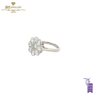 Platinum Round Brilliant Diamond Cut Ring - 2.10ct-16505