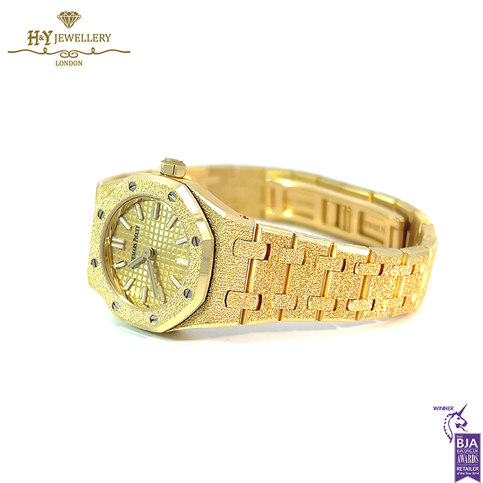 Audemars Piguet Royal Oak Mini Frosted Gold Quartz - ref 67630BA.GG.1312BA.01-B-16370