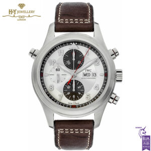 IWC Spitfire Double Chronograph Steel {DISCONTINUED} - ref IW371806-0