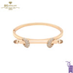 Ananya Chakra Icon Plain Wristwear Rose Gold, Crystal Quartz & Diamond - 1.10ct-0