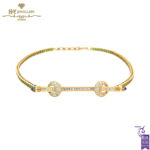 Ananya Chakra Ombré Tennis Necklace Yellow Gold, Crystal Quartz, Peridots, Tsavorites & Diamond - 2.29ct-0