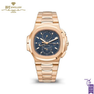 Patek Philippe Nautilus Travel Time Chronograph Rose Gold - ref 5990/1R-001-0
