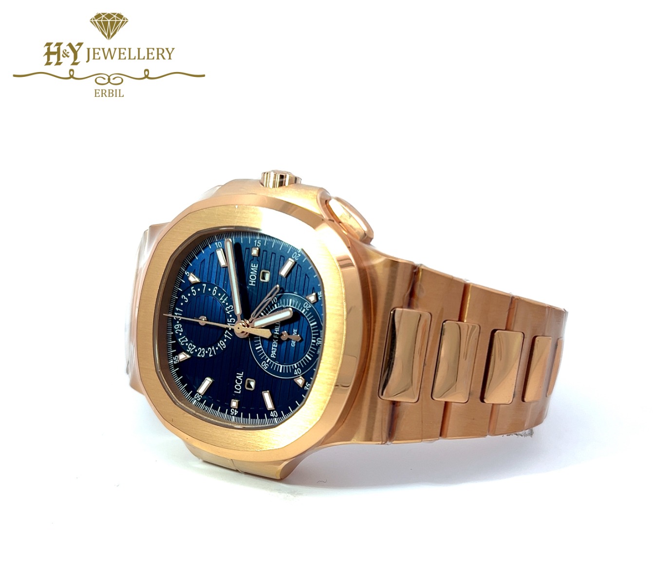 Patek Philippe Nautilus Travel Time Chronograph Rose Gold - ref 5990/1R-001-16686