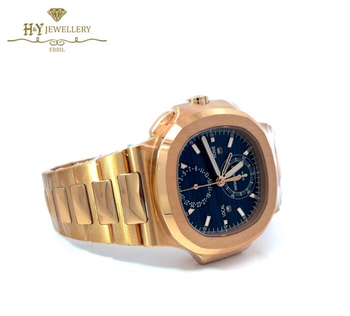 Patek Philippe Nautilus Travel Time Chronograph Rose Gold - ref 5990/1R-001-16688