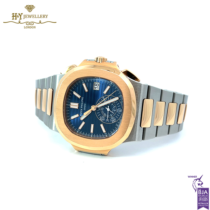 Patek Philippe Nautilus Chronograph Rose Gold And Steel {DISCONTINUED} - ref 5980/1AR-001-17108