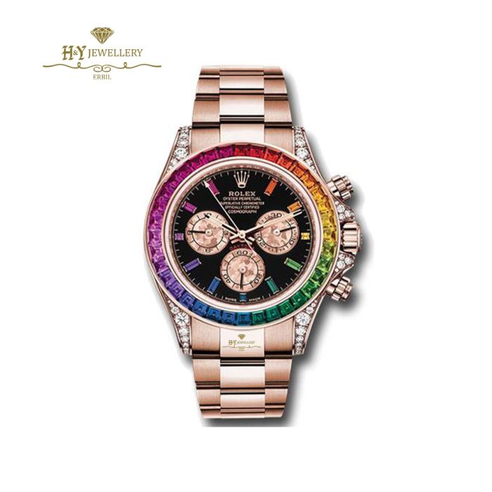 Rolex Daytona Rose Gold Rainbow - ref 116595RBOW-0