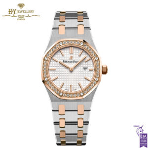 Audemars Piguet Royal Oak Lady Silver Dial Stainless Steel & Rose Gold - ref 67651SR.ZZ.1261SR.01-0