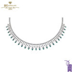 Classic Kamyen Enamel Marquise Diamond White Gold - 6.04ct -0