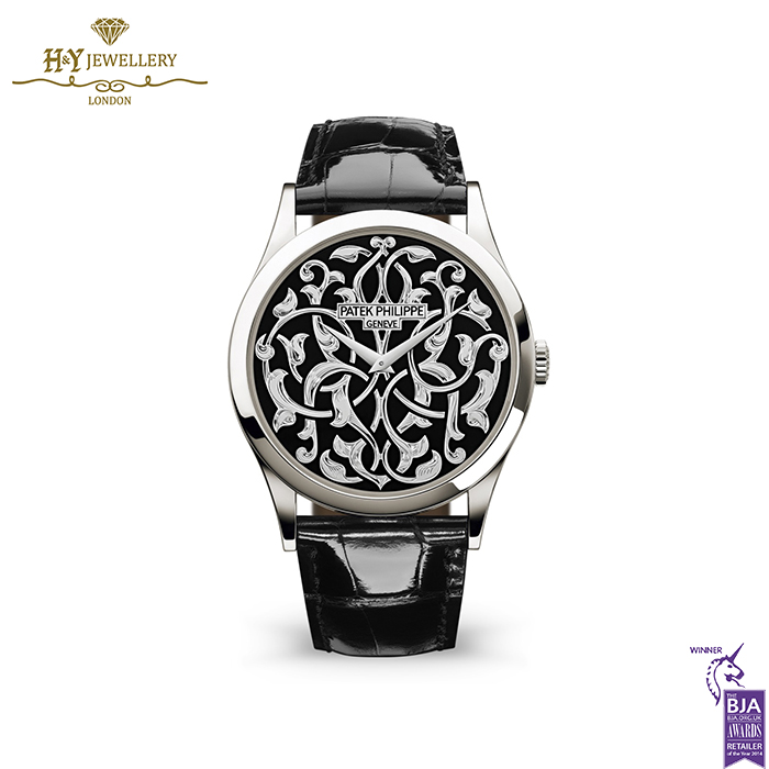 Patek Philippe Calatrava Volutes & Arabesques Platinum {DISCONTINUED} - ref 5088/100P-001-0