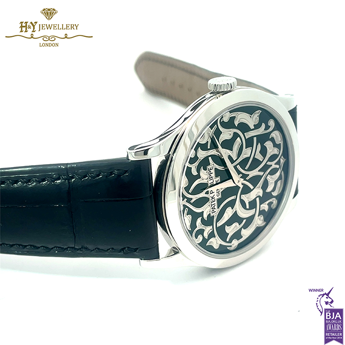 Patek Philippe Calatrava Volutes & Arabesques Platinum {DISCONTINUED} - ref 5088/100P-001-17488
