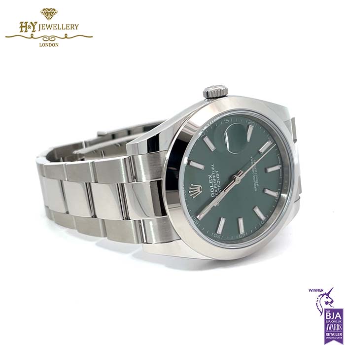 Rolex Datejust Mint green Dial Oystersteel - ref M126300-0019-17567