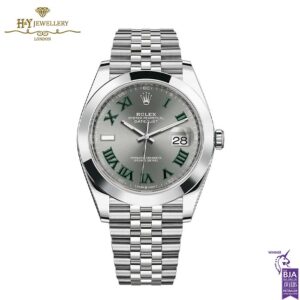 Rolex Datejust Slate Roman Stainless Steel - ref M126300-0014-0