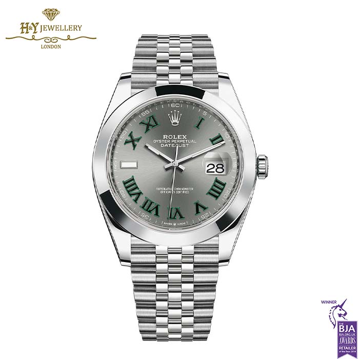 Rolex Datejust Slate Roman Stainless Steel - ref M126300-0014-0