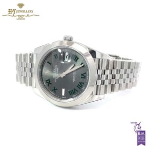 Rolex Datejust Slate Roman Stainless Steel - ref M126300-0014-17575