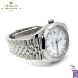 Rolex Datejust Roman White Dial Stainless Steel - ref M126300-0016-17570