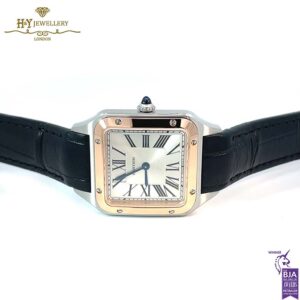 Cartier Santos-Dumont Watch Steel & Rose Gold - ref W2SA0038-17586