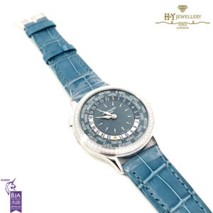 Patek Philippe World Time White Gold Diamond Bezel - ref 7130G-016-17647