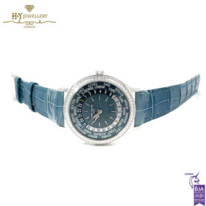 Patek Philippe World Time White Gold Diamond Bezel - ref 7130G-016-17649